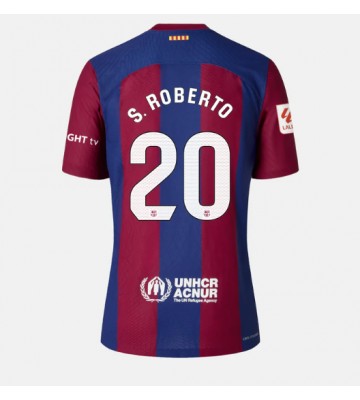 Barcelona Sergi Roberto #20 Koszulka Podstawowych Kobiety 2023-24 Krótki Rękaw